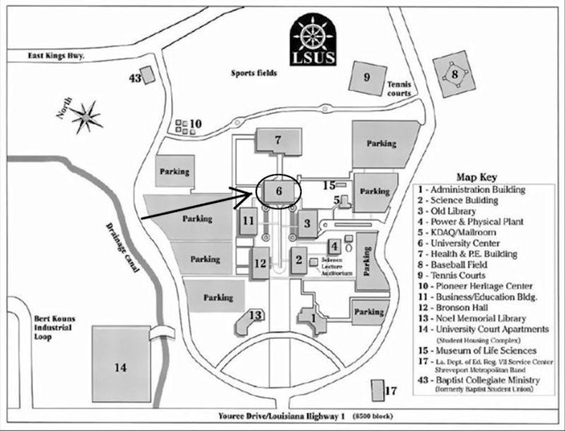 LSUS Map